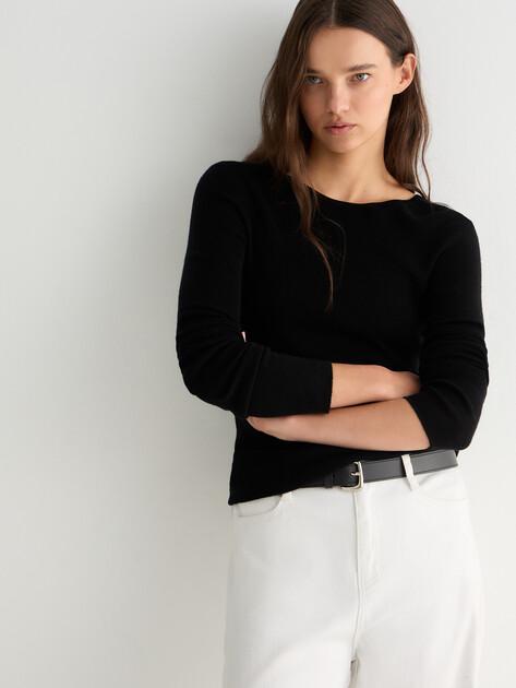 MAISON DAVID Jumper (natural wool)