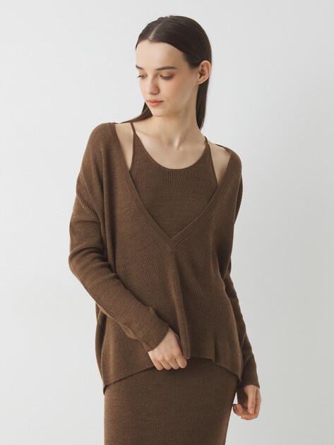 MAISON DAVID Suit with dress (acrylic/natural wool)