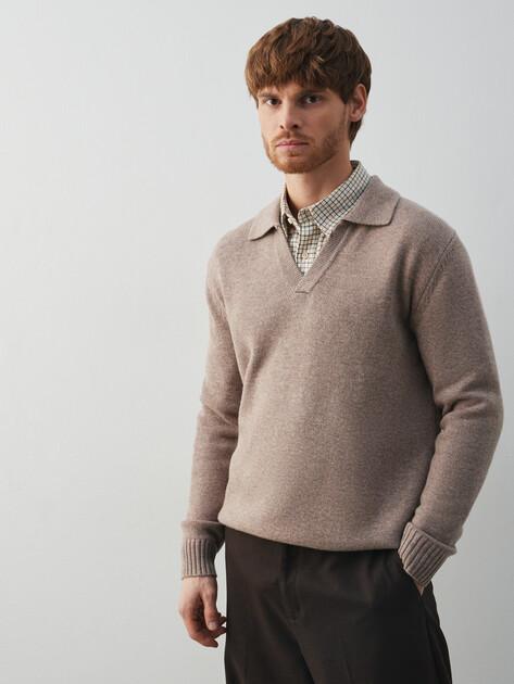 MAISON DAVID Pullover (natural wool)