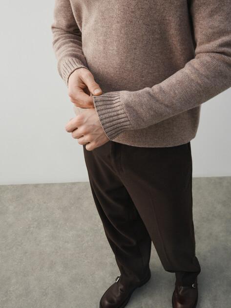 MAISON DAVID Pullover (natural wool)