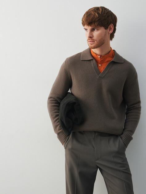 MAISON DAVID Pullover (natural wool)