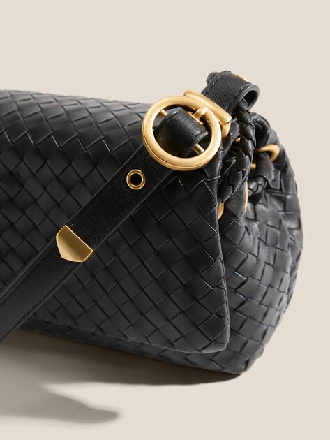 MAISON DAVID Bag (genuine leather/hand-woven)