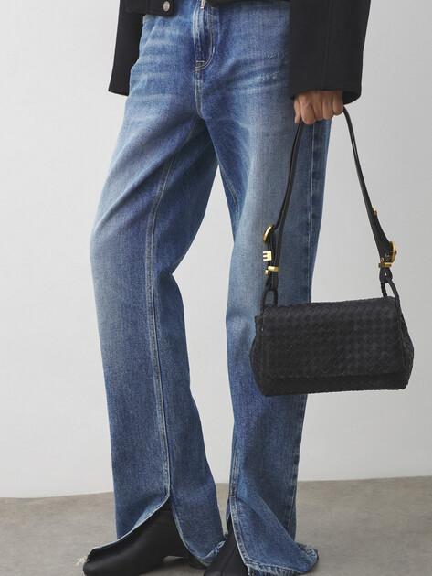 MAISON DAVID Bag (genuine leather/hand-woven)