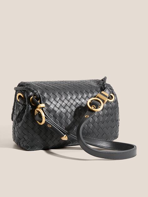 MAISON DAVID Bag (genuine leather/hand-woven)