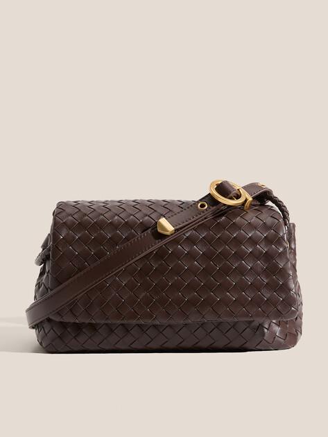 MAISON DAVID Bag (genuine leather/hand-woven)