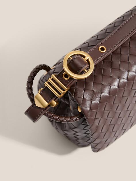 MAISON DAVID Bag (genuine leather/hand-woven)