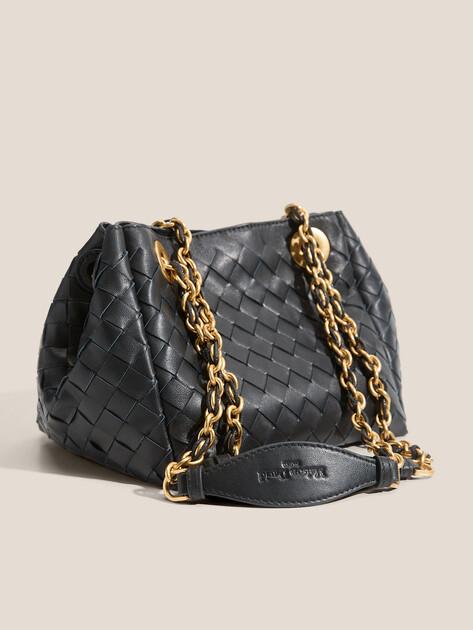 MAISON DAVID Bag (genuine leather/hand-woven)