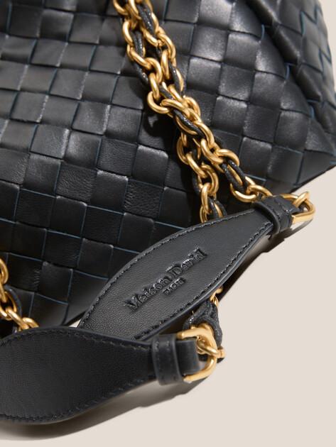 MAISON DAVID Bag (genuine leather/hand-woven)