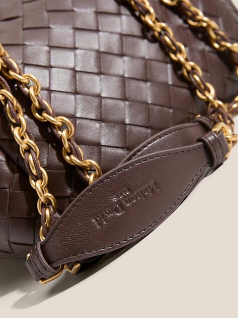 MAISON DAVID Bag (genuine leather/hand-woven)