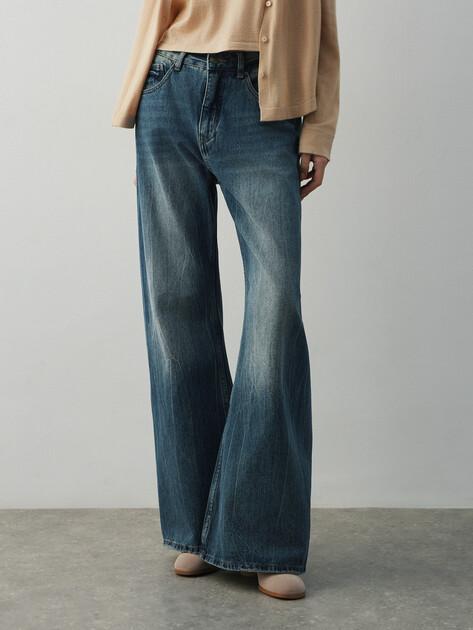 MAISON DAVID Wide-leg jeans (cotton)