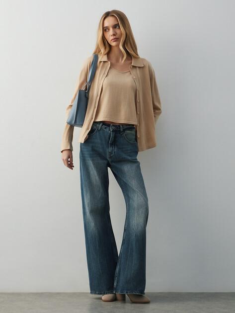 MAISON DAVID Wide-leg jeans (cotton)