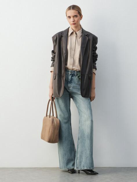 MAISON DAVID Wide-leg jeans (cotton)