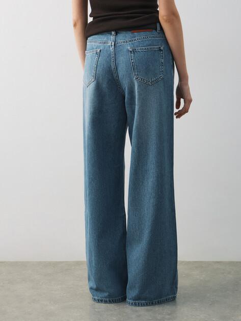 MAISON DAVID Wide-leg jeans (cotton/lyocell)