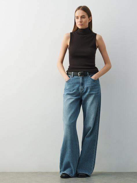 MAISON DAVID Wide-leg jeans (cotton/lyocell)