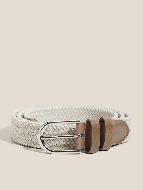 MAISON DAVID Belt (textile/genuine leather)