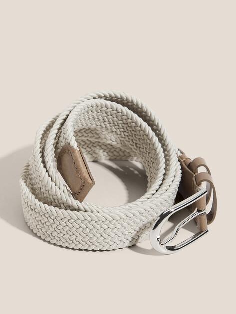 MAISON DAVID Belt (textile/genuine leather)