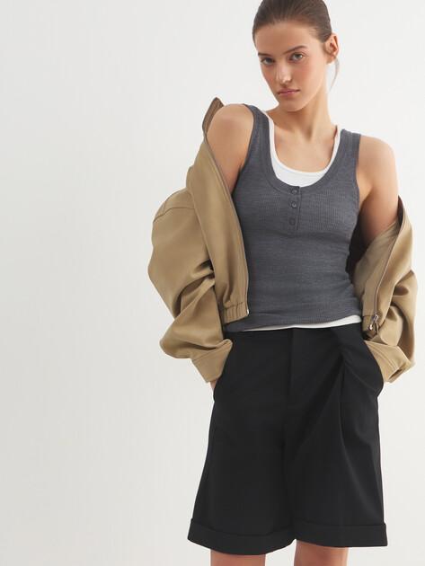 MAISON DAVID T-shirt (natural wool)