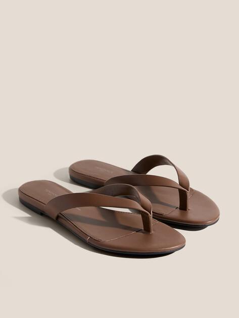 TENDANCE Flip-flops (genuine leather)