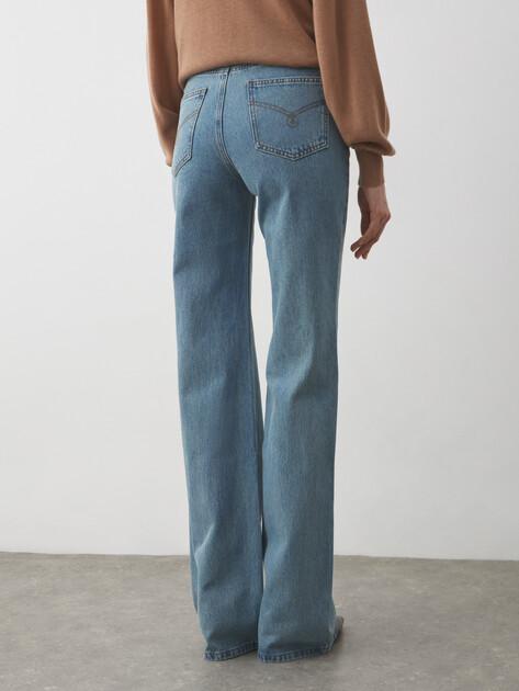 MAISON DAVID Straight-leg jeans (cotton)