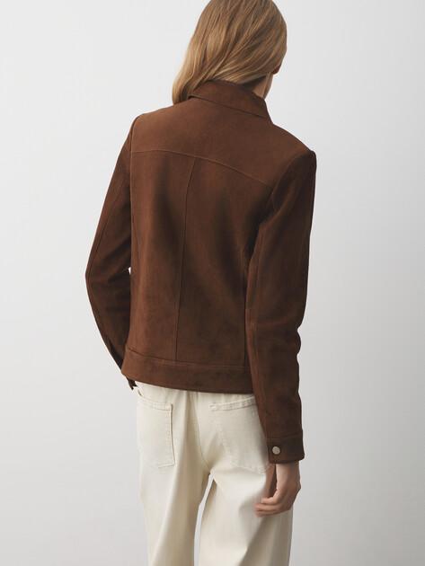 MAISON DAVID Jacket (genuine suede)