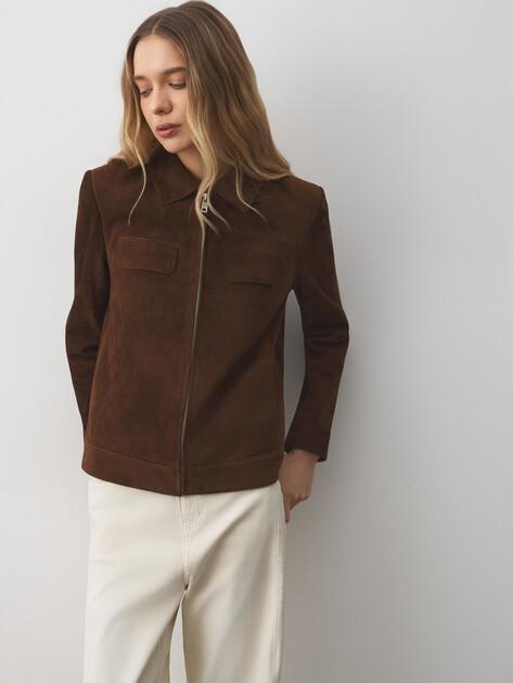 MAISON DAVID Jacket (genuine suede)