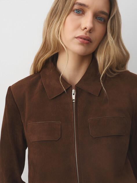 MAISON DAVID Jacket (genuine suede)