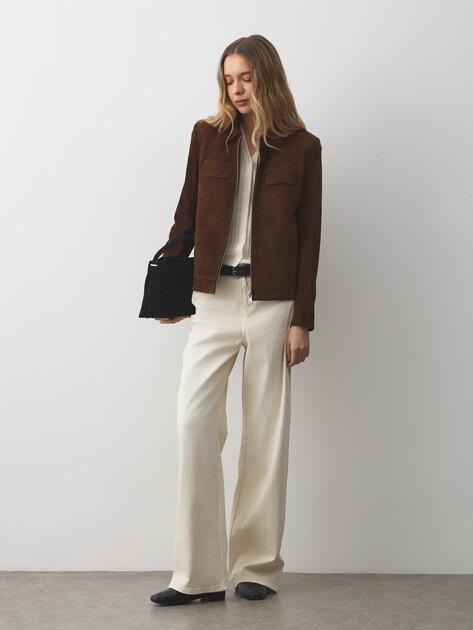 MAISON DAVID Jacket (genuine suede)
