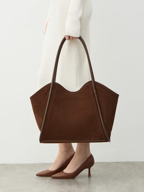 MAISON DAVID Tote (genuine nubuck/genuine leather)