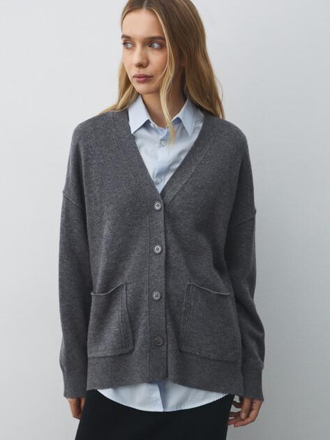 MAISON DAVID Cardigan (natural wool)
