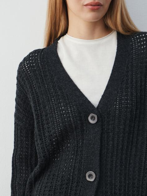 MAISON DAVID Cardigan (natural wool)