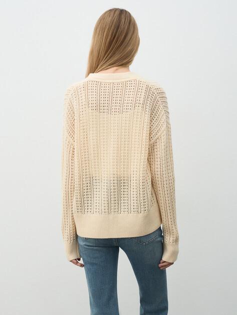 MAISON DAVID Cardigan (natural wool)