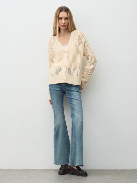 MAISON DAVID Cardigan (natural wool)