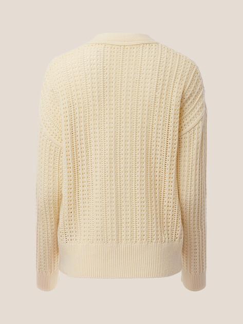 MAISON DAVID Cardigan (natural wool)