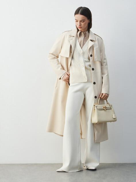MAISON DAVID Cardigan (natural wool)