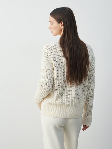 MAISON DAVID Cardigan (natural wool)