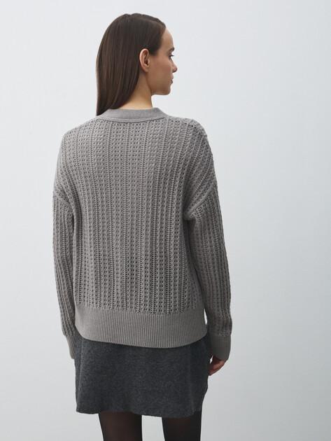MAISON DAVID Cardigan (natural wool)