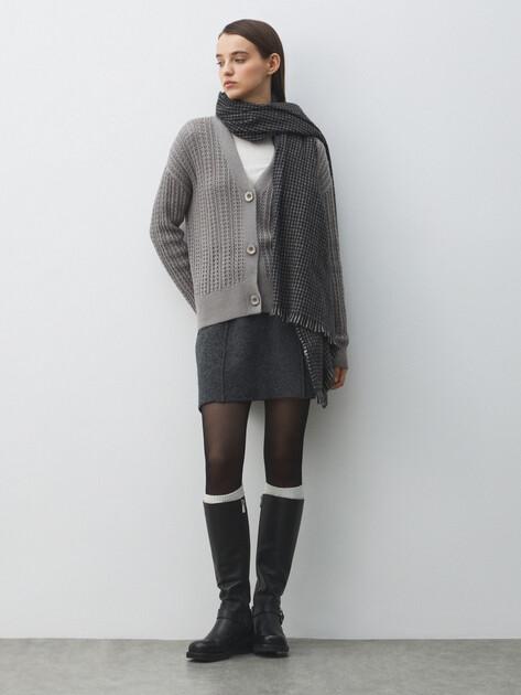 MAISON DAVID Cardigan (natural wool)