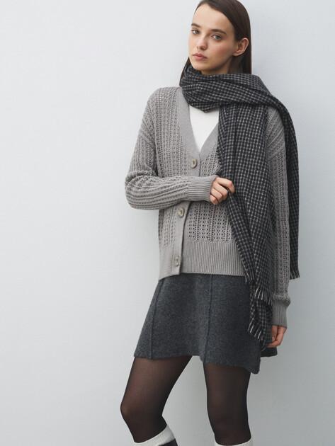 MAISON DAVID Cardigan (natural wool)
