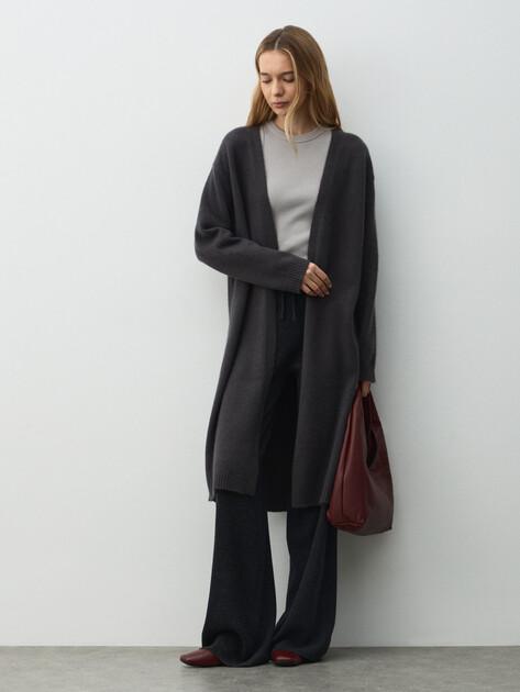 MAISON DAVID Cardigan (nylon/natural wool)