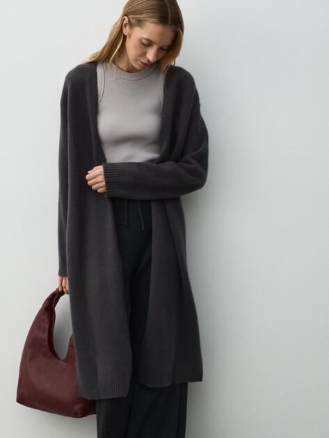 MAISON DAVID Cardigan (nylon/natural wool)
