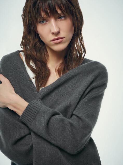 MAISON DAVID Cardigan (nylon/natural wool)