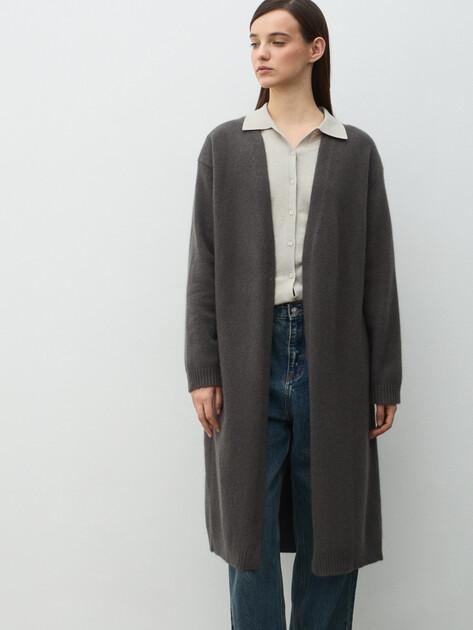 MAISON DAVID Cardigan (nylon/natural wool)