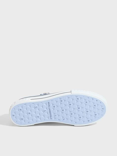 KARL LAGERFELD KAMPUS MAX NFT Patch Lo Lace Sneakers (Recycled Polyester/Faux Leather)