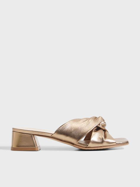 GIOVANNI FABIANI Mules (upper and sole made of genuine leather)