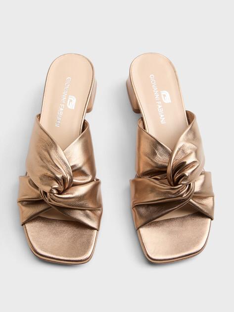 GIOVANNI FABIANI Mules (upper and sole made of genuine leather)