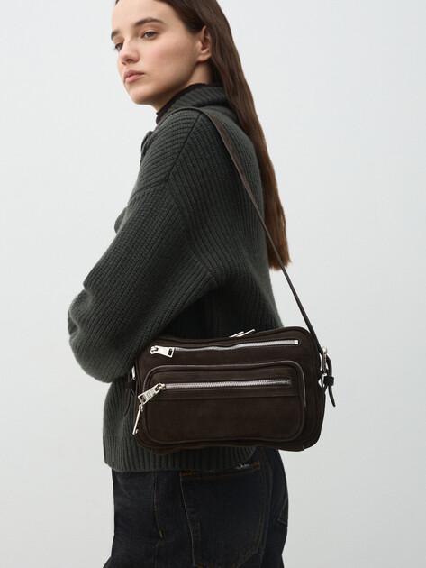 MAISON DAVID Shoulder bag (genuine nubuck)