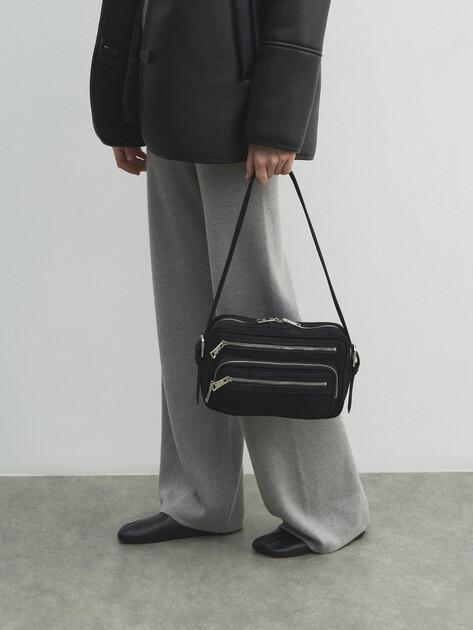MAISON DAVID Shoulder bag (genuine nubuck)