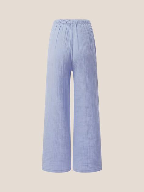 MAISON DAVID Wide-leg trousers (cotton)