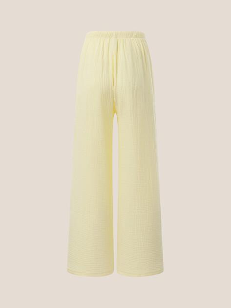 MAISON DAVID Wide-leg trousers (cotton)