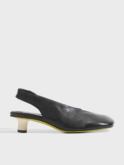 ERNESTO DOLANI Slingbacks (leather upper and sole)